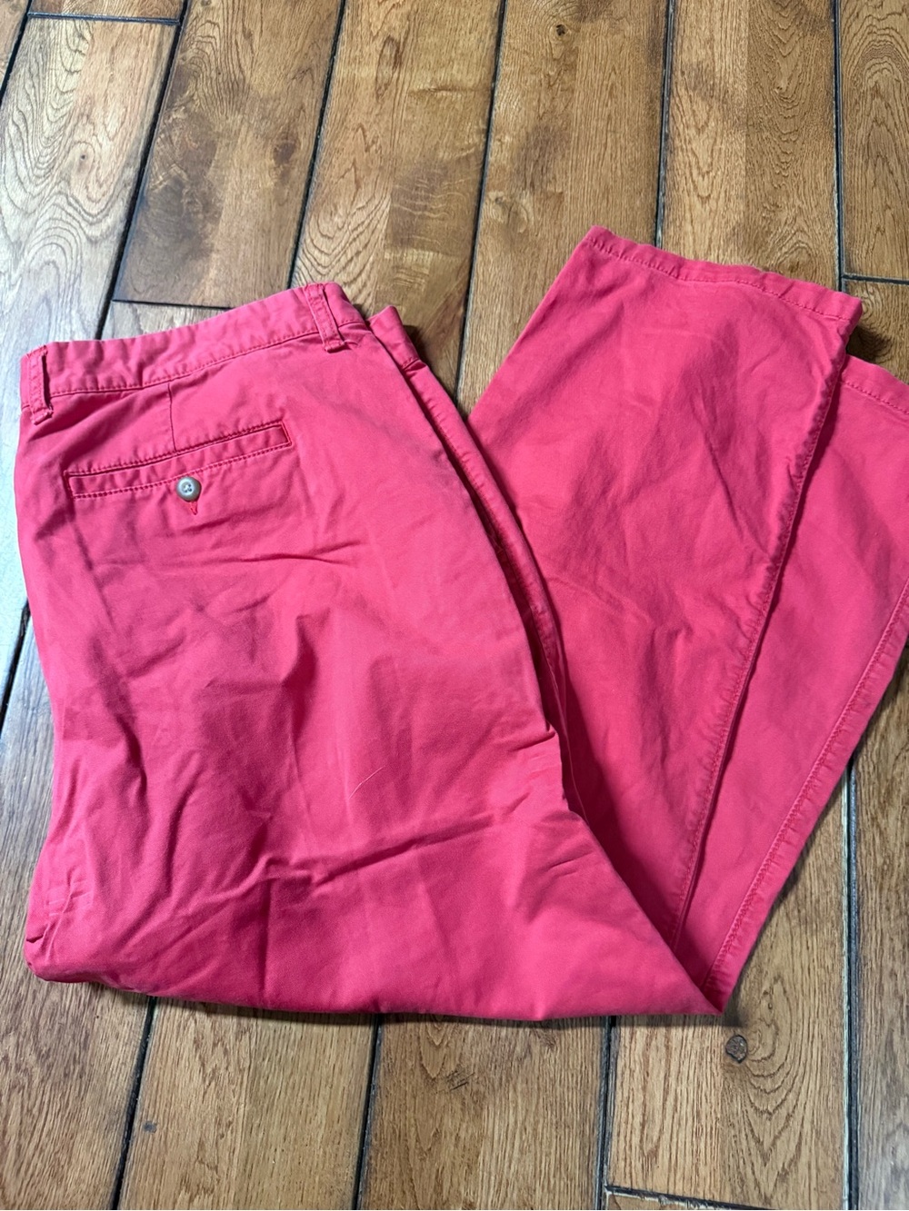 GAP Men's Chinos in Coral Red